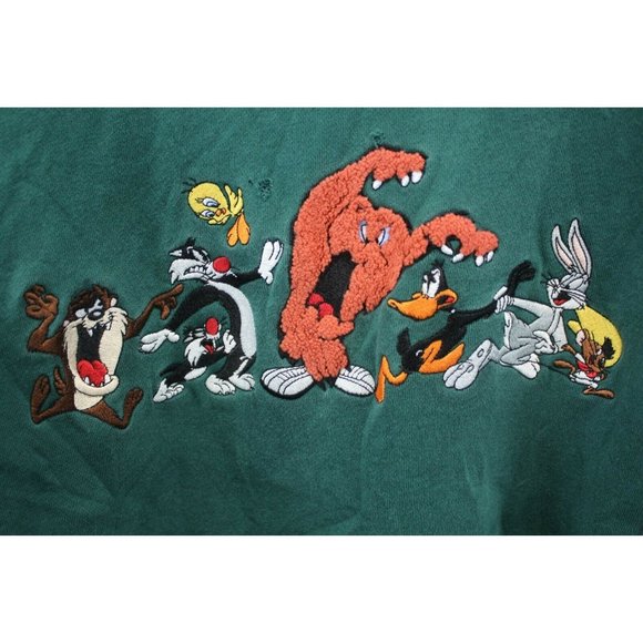 VTG Warner Bros Looney Tunes Sweatshirt J289 - Picture 5 of 7